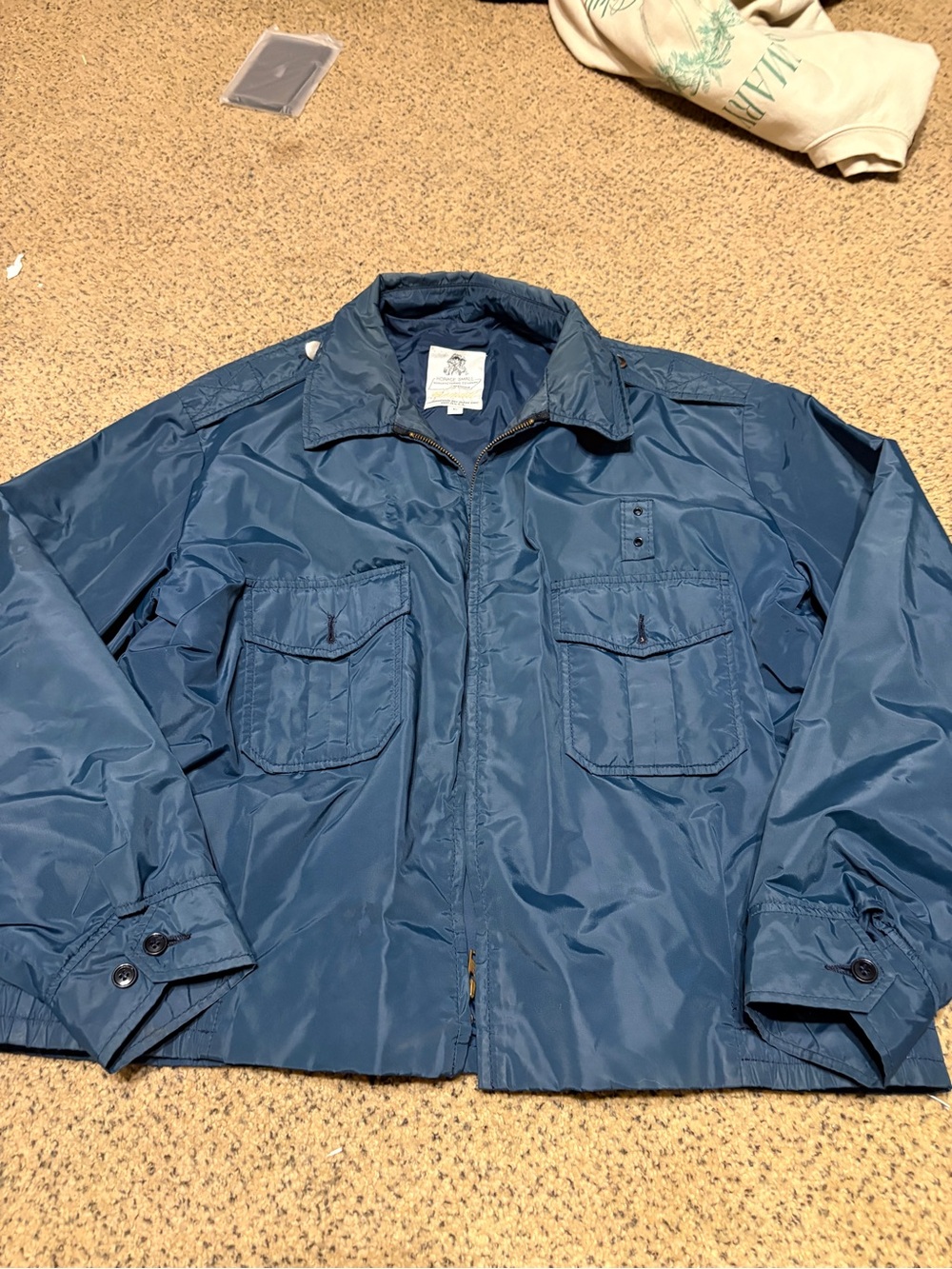 Horace Small Sentry Windbreaker/Duty Jacket - Men's Blue Jacket
